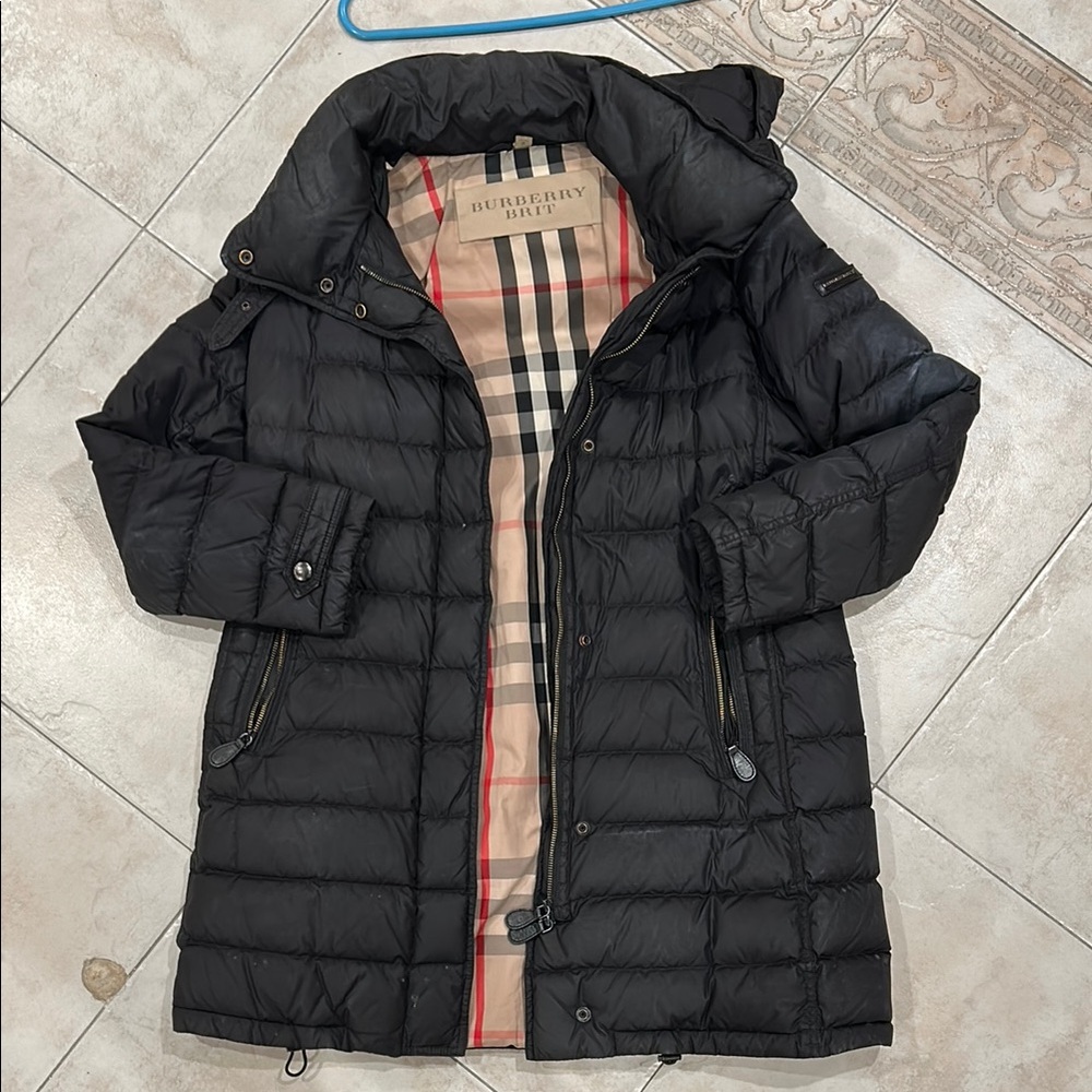 Burberry Black Quilted Women's Coat